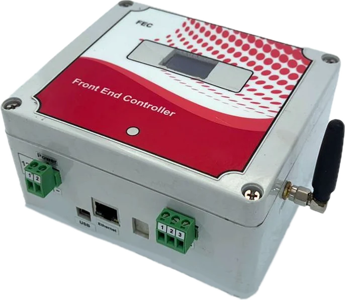 FEC front end controller with Ethernet port and terminals